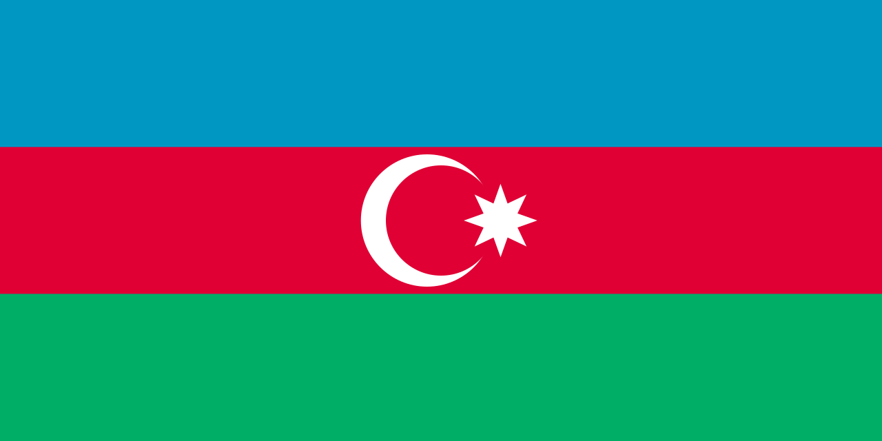 Azerbaijan Flag